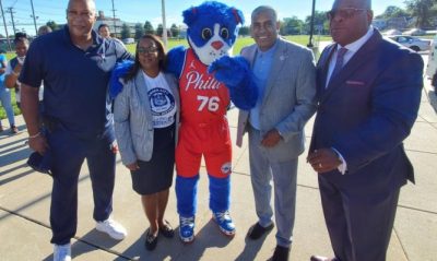 2022 09 08 Visiting Dignitaries, A Drum Line At Morgan Village Middle Opening Day Fete (Photo)